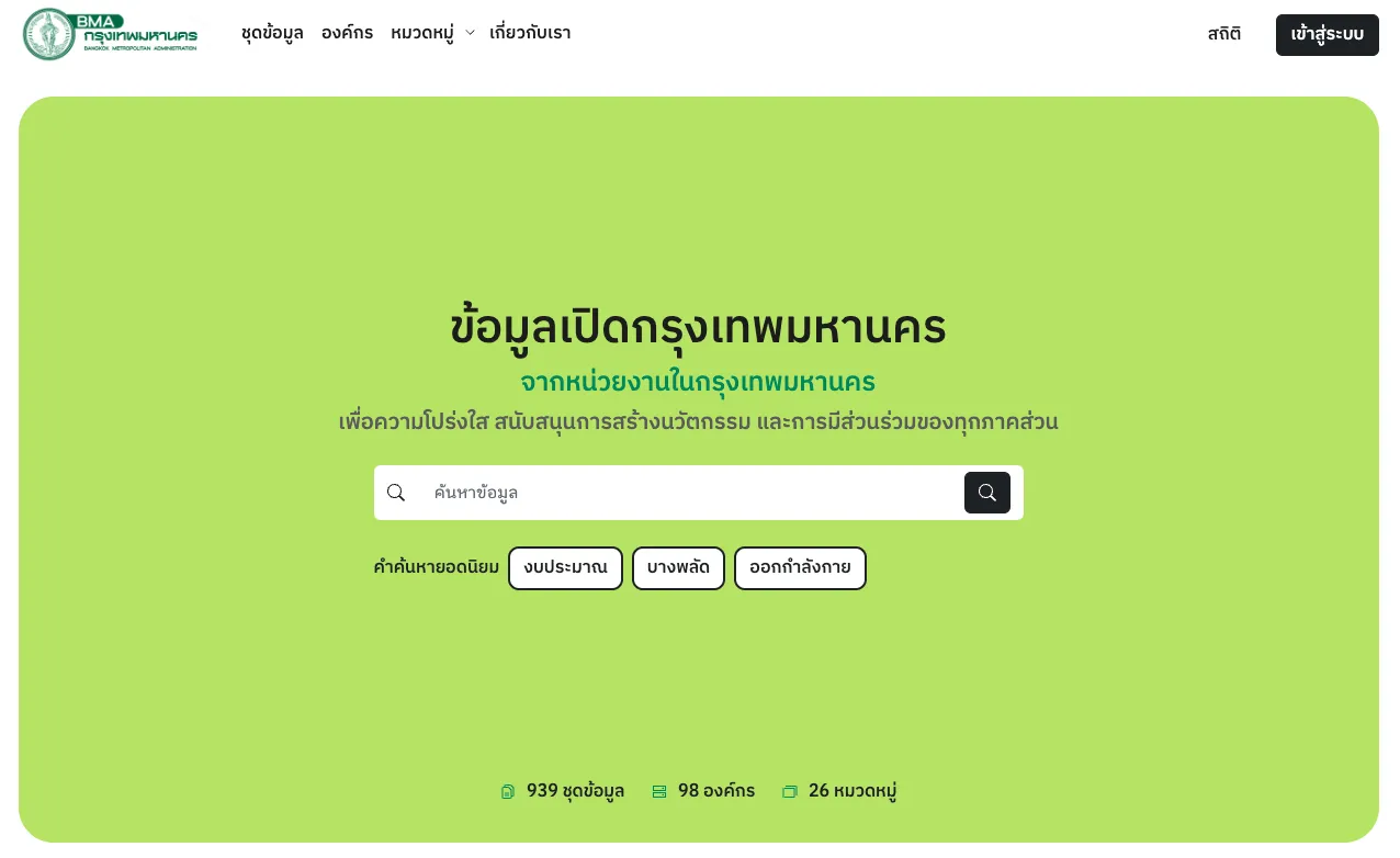 BKK Open Data portal